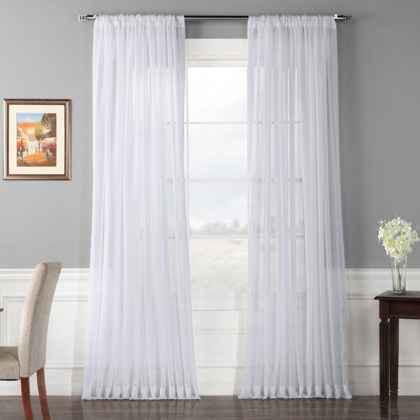 100 Inch Wide Curtain Panels | Wayfair.ca Within Vue Elements Priya Tab Top Window Curtains (Photo 17 of 36)