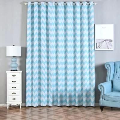 2 Pack Chevron Design Thermal Blackout Curtains With Chrome Inside Chevron Blackout Grommet Curtain Panels (Photo 44 of 50)