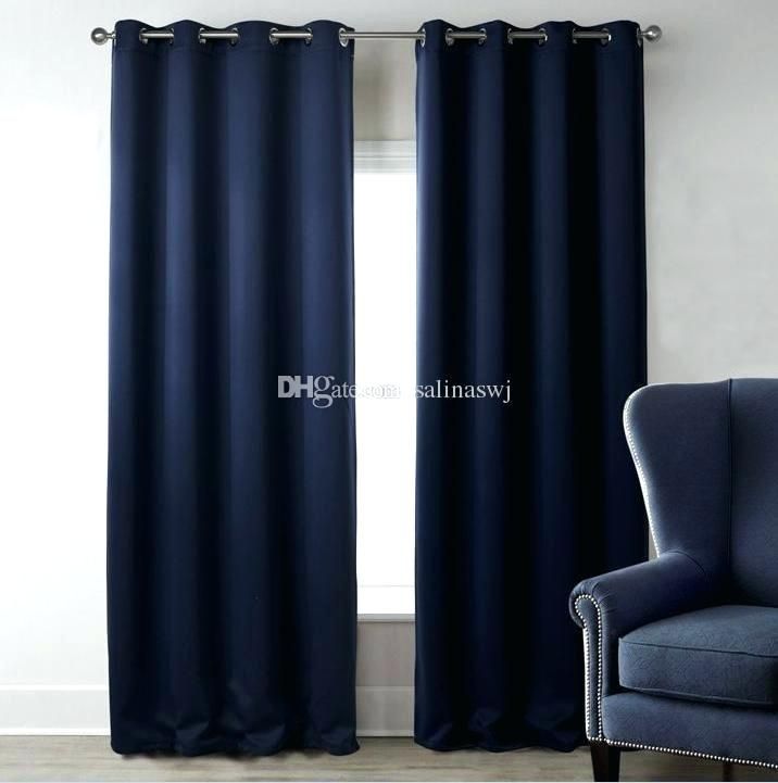 2 Panel Curtains Pertaining To Superior Solid Insulated Thermal Blackout Grommet Curtain Panel Pairs (Photo 41 of 45)