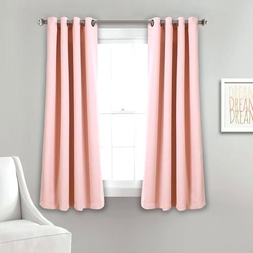 63 Grommet Curtain Panels Lush Decor Pink X In Insulated Intended For Cooper Textured Thermal Insulated Grommet Curtain Panels (Photo 29 of 50)