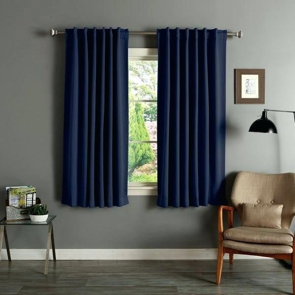 63 Inch Blackout Curtains – Dataethics.co In Raw Silk Thermal Insulated Grommet Top Curtain Panel Pairs (Photo 43 of 46)
