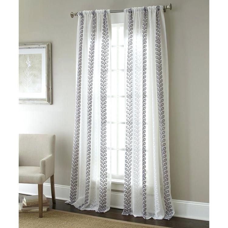 63 Inch Curtain Panel Pair Sherry Luxury Embroidered Rod With Regard To Insulated Thermal Blackout Curtain Panel Pairs (Photo 30 of 50)