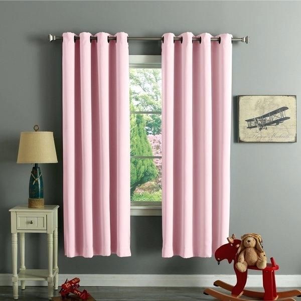72 Inch Curtains Aurora Home Thermal Insulated Blackout With Thermal Insulated Blackout Curtain Pairs (Photo 11 of 50)