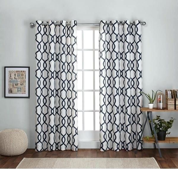 96 Inch Curtain Panels White Ruffle Curtains Inch Fresh Best Inside Ruffle Diamond Curtain Panel Pairs (Photo 44 of 50)