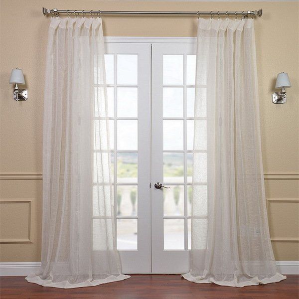 96 Inch Sheer Curtain Panels – Humanetalk With Penny Sheer Grommet Top Curtain Panel Pairs (Photo 36 of 49)