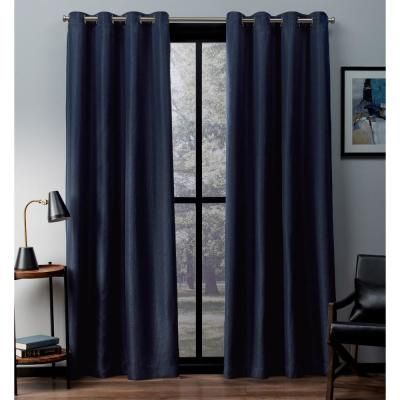 Amalgamated Textiles Chatra 54 In. W X 108 In. L Faux Silk Within Copper Grove Fulgence Faux Silk Grommet Top Panel Curtains (Photo 7 of 50)