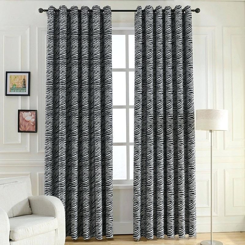 Animal Print Curtain Panels – Bitgrannect.co For Sarong Grey Printed Cotton Pole Pocket Single Curtain Panels (Photo 44 of 50)