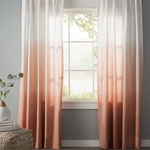 Arashi Ombre Embroidery Curtain Panel | Best Home Decorating For Ombre Embroidery Curtain Panels (View 17 of 50)