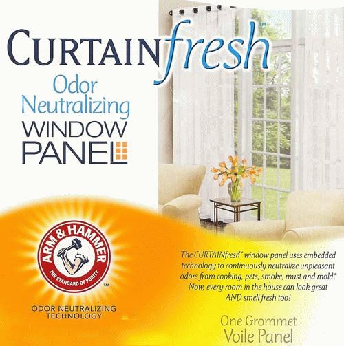 Arm & Hammer ™ Curtain Fresh Odor Neutralizing Window Panels Pertaining To Arm And Hammer Curtains Fresh Odor Neutralizing Single Curtain Panels (View 10 of 50)
