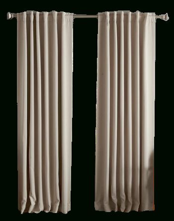 Aurora Home Solid Insulated Thermal Blackout Curtain Panel Pair | Biscuit  120" For Thermal Insulated Blackout Curtain Panel Pairs (View 3 of 50)