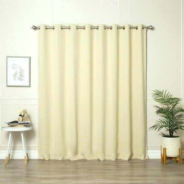 Aurora Home Thermal Insulated Blackout Grommet Top Curtain For Antique Silver Grommet Top Thermal Insulated Blackout Curtain Panel Pairs (Photo 34 of 40)