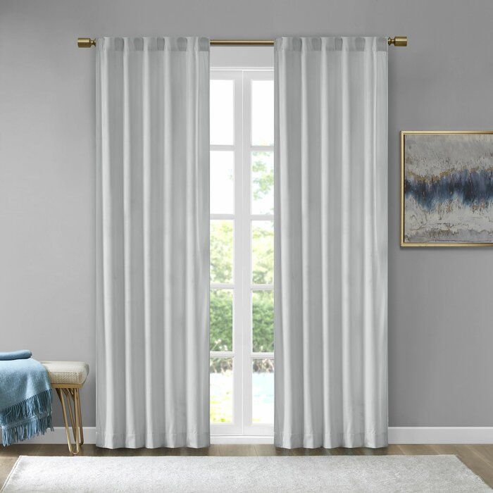 Aurora Poly Velvet Solid Room Darkening Rod Pocket/tab Top Curtain Panels With Velvet Heavyweight Grommet Top Curtain Panel Pairs (View 17 of 42)