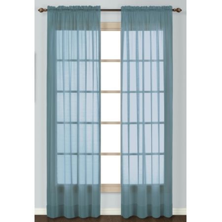 Batiste Semi Sheer Rod Pocket Curtain Panel In Rod Pocket Curtain Panels (Photo 17 of 34)