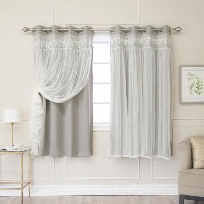 Best Home Fashion Moroccan 42 In. W X 63 In. L Drapery Panel With Moroccan Style Thermal Insulated Blackout Curtain Panel Pairs (Photo 24 of 50)
