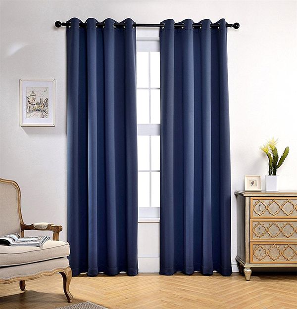 Best Insulated Blackout Curtains | Apartment Therapy Within Velvet Solid Room Darkening Window Curtain Panel Sets (Photo 35 of 47)