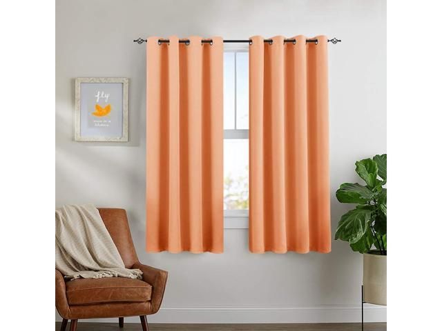 Blackout Curtains For Bedroom Triple Weave Room Darkening Curtain Panels  For Kids Room Thermal Insulated Living Room Drapes, Grommet Top, 1 Pair, With Regard To Thermal Woven Blackout Grommet Top Curtain Panel Pairs (Photo 16 of 43)