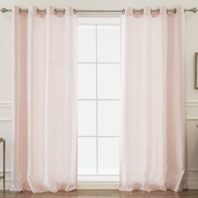 Brunilda Solid Blackout Thermal Grommet Curtain Panels Throughout Whitman Curtain Panel Pairs (View 37 of 50)