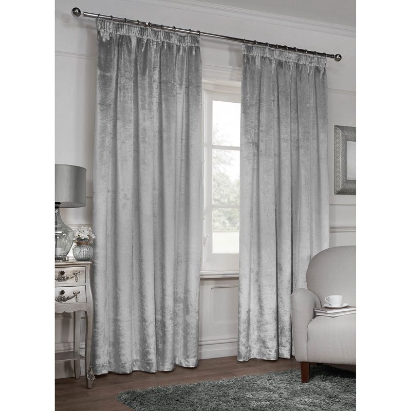 Cheap Curtains – Blackout, Eyelet, Velvet Curtains – B&m Stores Pertaining To Velvet Dream Silver Curtain Panel Pairs (View 30 of 49)