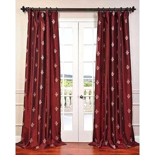 Cheap Faux Silk Curtains – Bitgrannect.co With Regard To Solid Faux Silk Taffeta Graphite Single Curtain Panels (Photo 40 of 50)