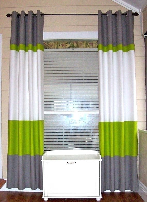 Color Block Curtain Panels – Sonictoothbrush (View 39 of 50)