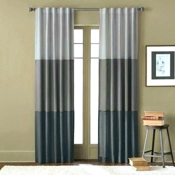 Color Block Drapes – Teamvent For Vertical Colorblock Panama Curtains (View 8 of 50)