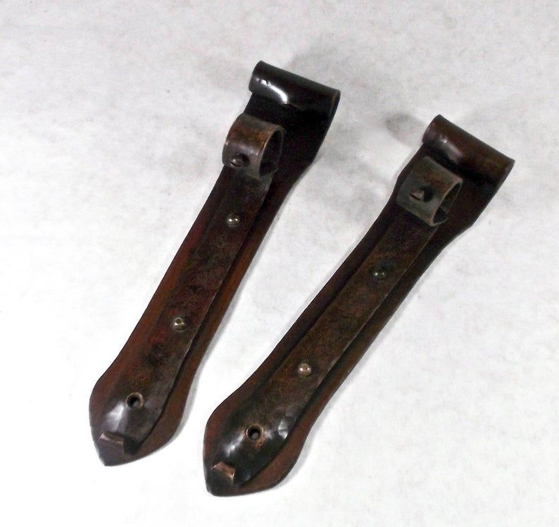 Copper Curtain Brackets Arts And Crafts Mission Style Bungalow Artisan  Handmade 1990s Hammered Patina Shabby Chic Farmhouse Barn Urban Decor For Gray Barn Dogwood Floral Curtain Panel Pairs (View 26 of 48)