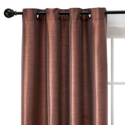 Copper Curtains Panels | Flisol Home Within Copper Grove Fulgence Faux Silk Grommet Top Panel Curtains (View 40 of 50)