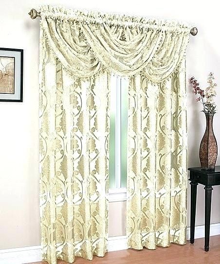 Crushed Sheer Voile Curtains Inside Andorra Watercolor Floral Textured Sheer Single Curtain Panels (Photo 18 of 46)
