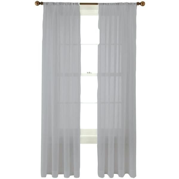 Crushed Voile Sheer Curtains – Vivimeglio Inside Erica Crushed Sheer Voile Grommet Curtain Panels (Photo 6 of 50)
