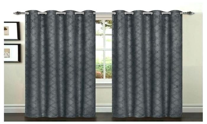 Curtain Panel Width For Window. Typical Curtain Panel Width Regarding Thermal Insulated Blackout Curtain Panel Pairs (Photo 32 of 50)