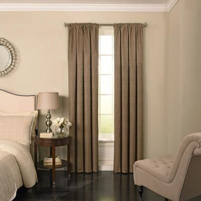 Dainty Home Soho 84 In. L Polyester Double Layer Lined Rod Throughout Thermal Rod Pocket Blackout Curtain Panel Pairs (Photo 21 of 50)