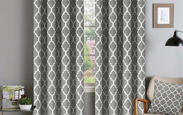 Delightful Window Panel Curtains Metallic Curtain Moroccan For Moroccan Style Thermal Insulated Blackout Curtain Panel Pairs (View 31 of 50)