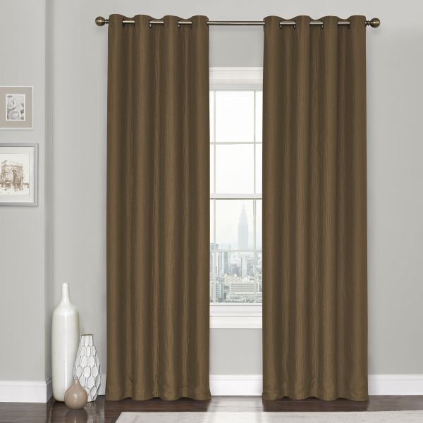 Eclipse Clara Thermaweave Blackout Window Curtain Panel, 52 Regarding Thermaweave Blackout Curtains (Photo 13 of 47)