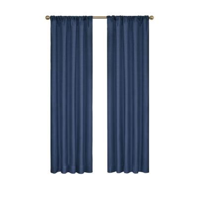 Eclipse Kendall Blackout Window Curtain Panel In Black – 42 Inside Eclipse Kendall Blackout Window Curtain Panels (Photo 7 of 19)