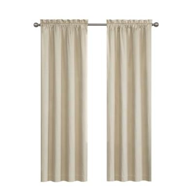 Eclipse Meridian Blackout Window Curtain Panel In Linen – 42 Regarding Meridian Blackout Window Curtain Panels (View 4 of 50)