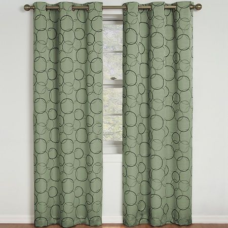 Eclipse Meridian Grommet Top Blackout Curtain Panel With Meridian Blackout Window Curtain Panels (View 7 of 50)