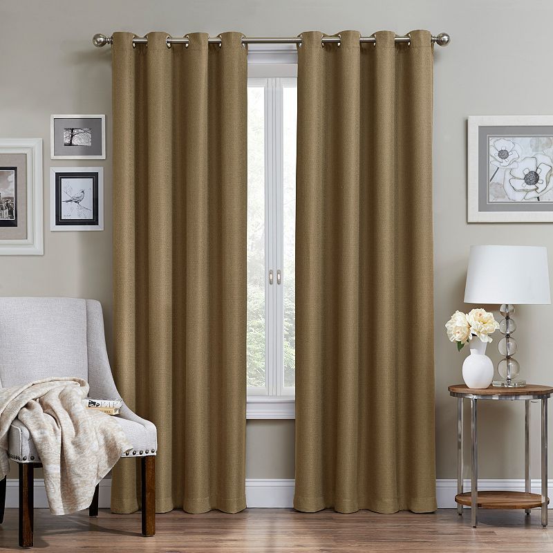 Eclipse Thermaweave Blackout 1 Panel Wyndham Window Curtain In Thermaweave Blackout Curtains (Photo 18 of 47)