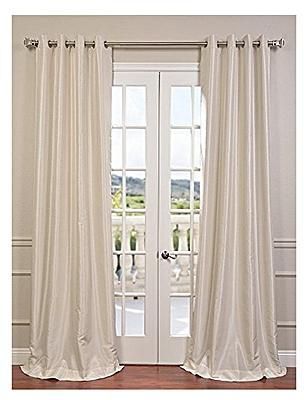 Eff Half Price Drapes Pdch Kbs2 96 Grbo Grommet Blackout For Off White Vintage Faux Textured Silk Curtains (Photo 12 of 50)
