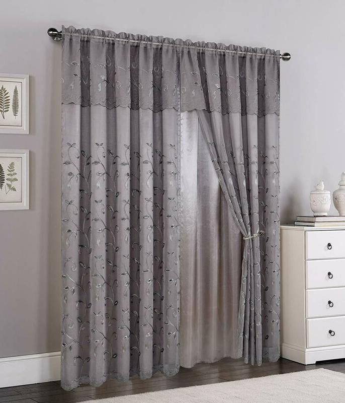 Elegant Comfort Window Curtains | Window Curtains With Regard To Elegant Comfort Window Sheer Curtain Panel Pairs (View 24 of 50)