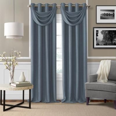 Elrene Bethany Sheer Overlay Blackout Window Curtain Intended For Bethany Sheer Overlay Blackout Window Curtains (View 6 of 50)