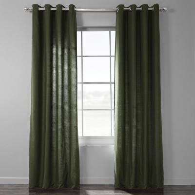 Exclusive Fabrics & Furnishings Fresh Popcorn And Black Room In Vertical Colorblock Panama Curtains (Photo 10 of 50)