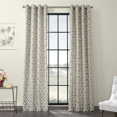 Exclusive Fabrics & Furnishings Fresh Popcorn And Black Room Pertaining To Vertical Colorblock Panama Curtains (Photo 42 of 50)