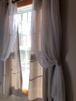 Exclusive Home Curtains 2 Pack Catarina Layered Solid Blackout And Sheer  Grommet Top Curtain Panels In Catarina Layered Curtain Panel Pairs With Grommet Top (Photo 3 of 30)