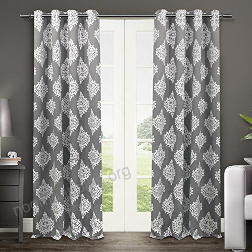 Exclusive Home Curtains Medallion Thermal Blackout Grommet Throughout Thermal Woven Blackout Grommet Top Curtain Panel Pairs (View 18 of 43)