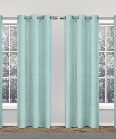 Exclusive Home Foam Sporadic Silk Curtain Panel – Set Of Throughout Overseas Faux Silk Blackout Curtain Panel Pairs (Photo 24 of 41)