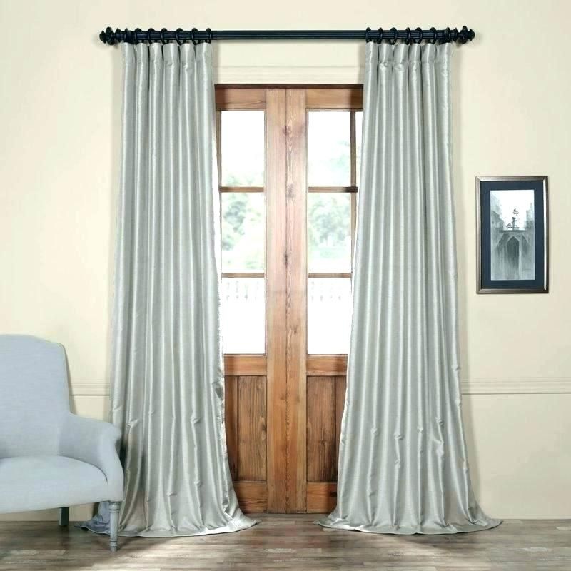 Faux Dupioni Silk Curtains – Abbefamily With Flax Gold Vintage Faux Textured Silk Single Curtain Panels (Photo 20 of 50)