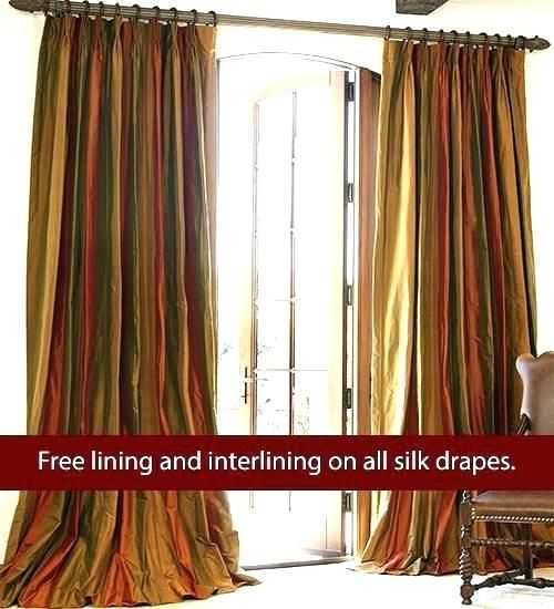 Faux Dupioni Silk Curtains – Avecesar Throughout Flax Gold Vintage Faux Textured Silk Single Curtain Panels (View 45 of 50)