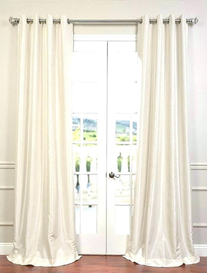 Faux Dupioni Silk Curtains – Vonosta.co Intended For Ice White Vintage Faux Textured Silk Curtain Panels (Photo 14 of 50)