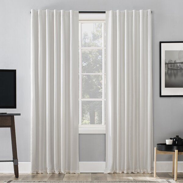 Faux Dupioni Silk Drapes | Wayfair Pertaining To Off White Vintage Faux Textured Silk Curtains (View 18 of 50)