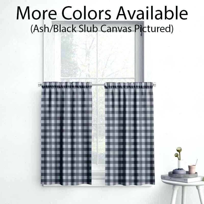 Gray Buffalo Check Curtains With Grainger Buffalo Check Blackout Window Curtains (View 47 of 50)